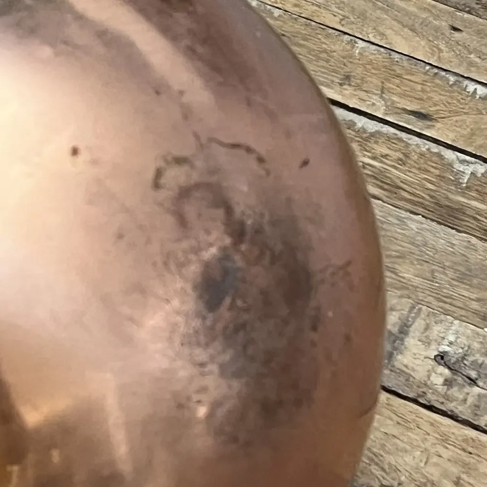 Vintage Copper Mixing Bowl 10